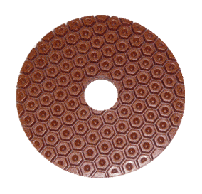disque velcro "rayon de miel" Ø100mm, copper bond
