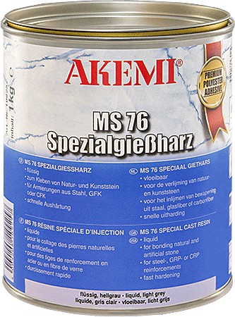 AKEMI® MS 76 - liquid - special cast resin - 1kg can