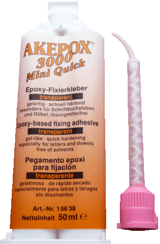 AKEMI® AKEPOX® 3000 - cartouche - 1:1
