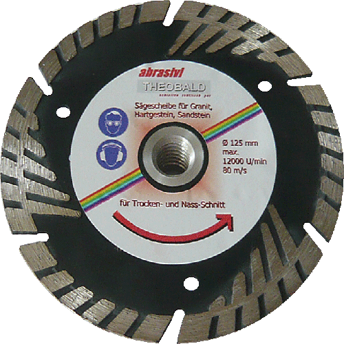 saw disc "Hurrikan" Ø 125mm, flange M14