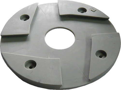 XXL® plastic disc Ø395 mm inclined