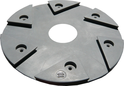 XXL® plastic disc Ø445 mm inclined