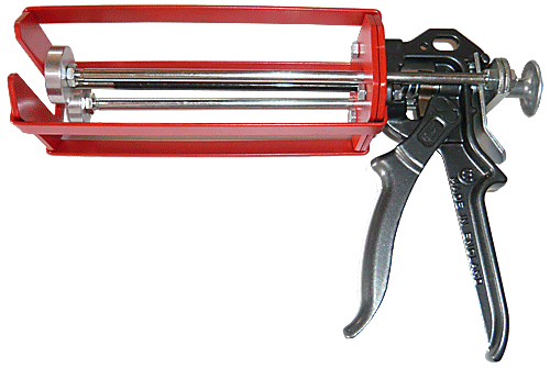 AKEMI® skeleton pistol MR400X for 395ml cartridges 1: 1 and 400ml cartridges 2: 1, manual