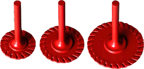 Diamond saws red for axial grinder, TURBO