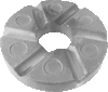 wet slip ring cylindrical Ø250mm, putty connection