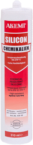 AKEMI® chemicals silicone - 310ml PE cartridge