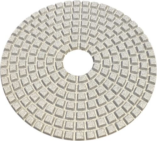 3-step DIA-Pads Ø100mm voor graniet, klittenband