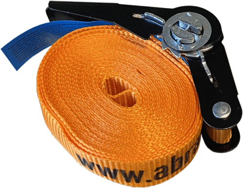 Strapping belt with ratchet, width 25mm, length 5.0m
