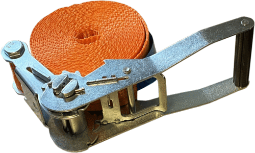 Strapping belt with ratchet, width 50mm, length 6.0m
