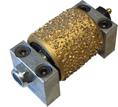 replacement roll brazed carbide Fickert 140mm sandblast