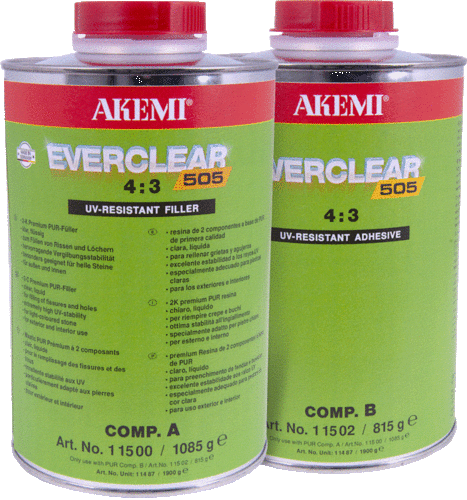 AKEMI® EVERCLEAR 505 vloeistof - 1,9 kg eenheid 4:3