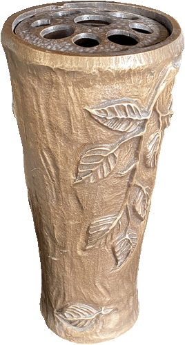 Vase tombeau en bronze - hauteur 28cm