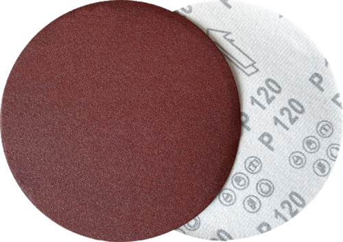 paper discs velcro Ø180mm SIC red