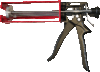 Pistolet squelette AKEMI® MR200X pour cartouche Color Bond 250 ml 10: 1, manuel