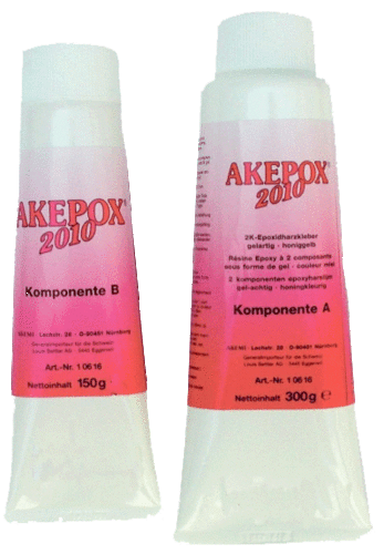 AKEMI® AKEPOX® 2010 gelartig - 2:1 - 450g Tuben