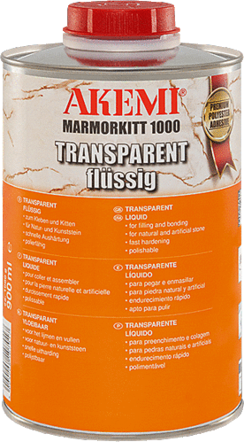 AKEMI® Marmorkitt 1000 Transparent flüssig - 900ml