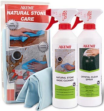 AKEMI® Natural Stone Care Set - für die Reinigung von Naturstein