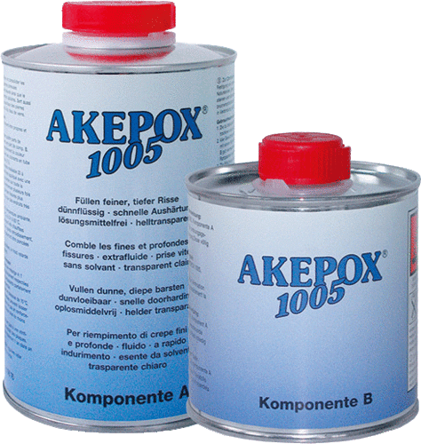 AKEMI® AKEPOX® 1005 sehr dünnflüssig - 4:1 - 1,25kg Einheit