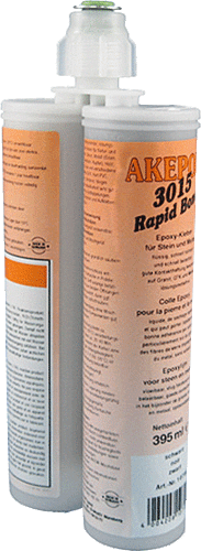 AKEMI® AKEPOX® 3015 Rapid Bond - flüssig - 1:1 - 395ml Kartusche