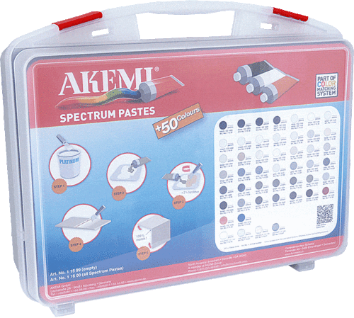AKEMI® Koffer für Spectrum Pastes