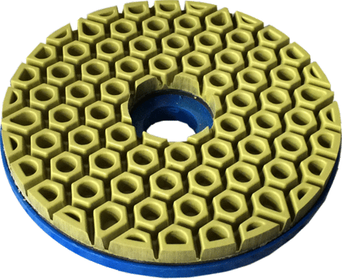 DIAMOND grinding wheel HONEYCOMB Ø 150mm, 35mm bore, filled, snail lock