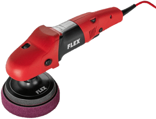 FLEX® PE 14-3 125 Polier-Maschine mit Gasgebeschalter