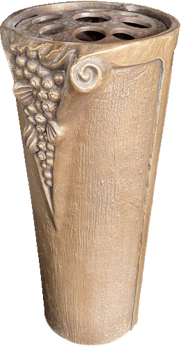 Grabmal-Vase Bronze - Höhe 28cm
