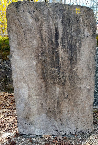 Grabmal Nr. 12 - Palisandro natur-gespalten, 133x79x14cm
