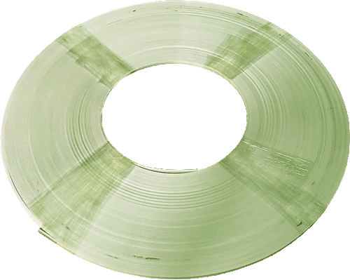 fiberglass profile 10x3mm with grooves - in 100m rolls