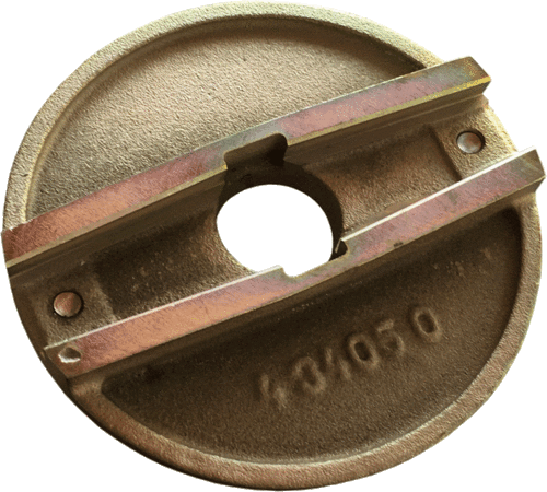 Circular segment plate Ø200mm for S2K segments with a length of 90mm